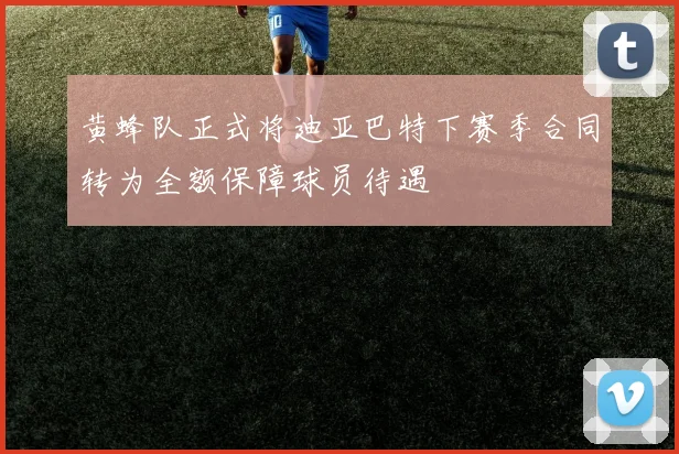 黄蜂队正式将迪亚巴特下赛季合同转为全额保障球员待遇